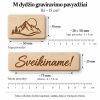 Medinės dėžutės graviravimas M | Tuopa.lt